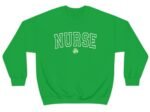 Varsity Nurse St Patricks Day Sweatshirt - Image 6